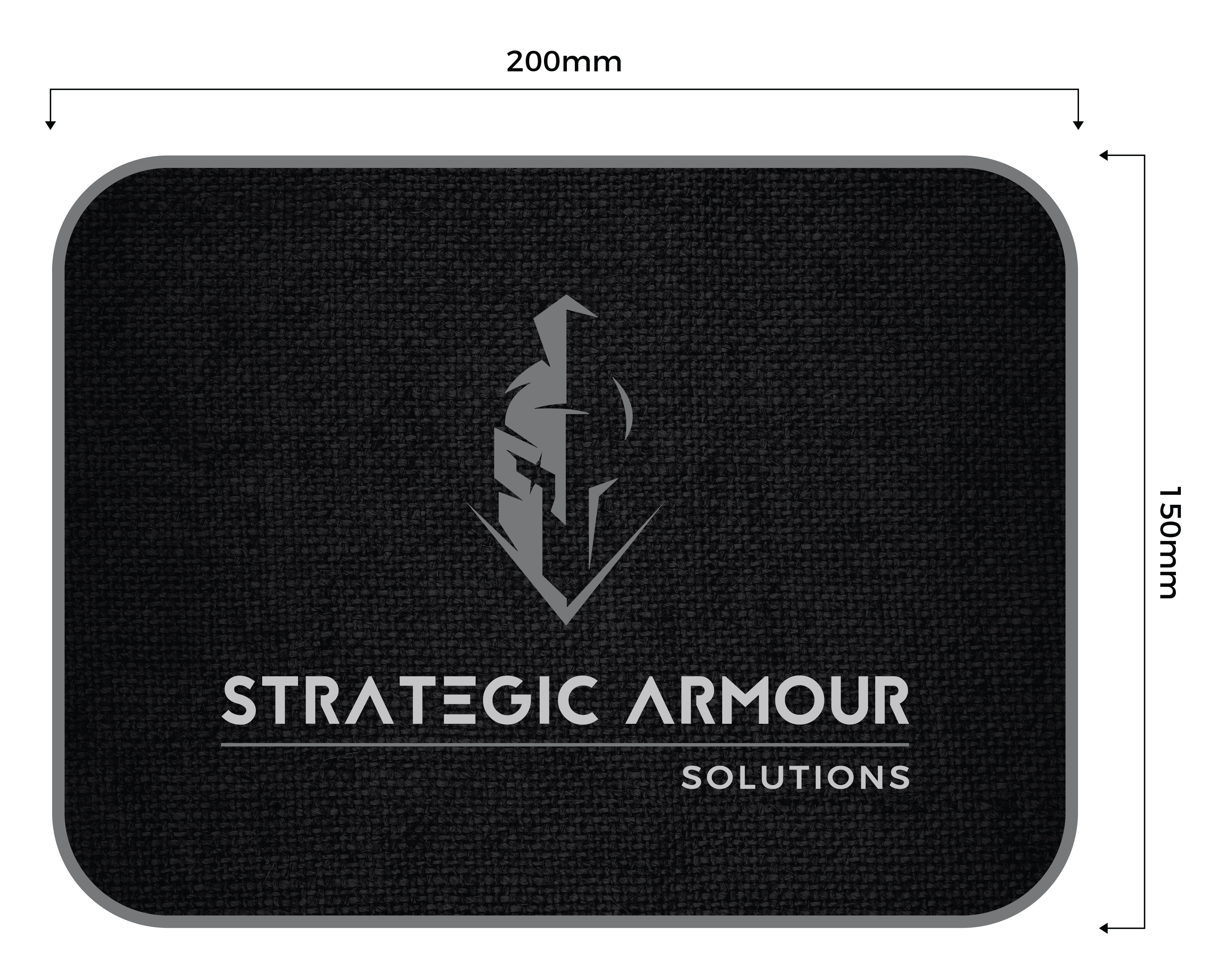 Ceramic/UHMWPE Side Armour Plates